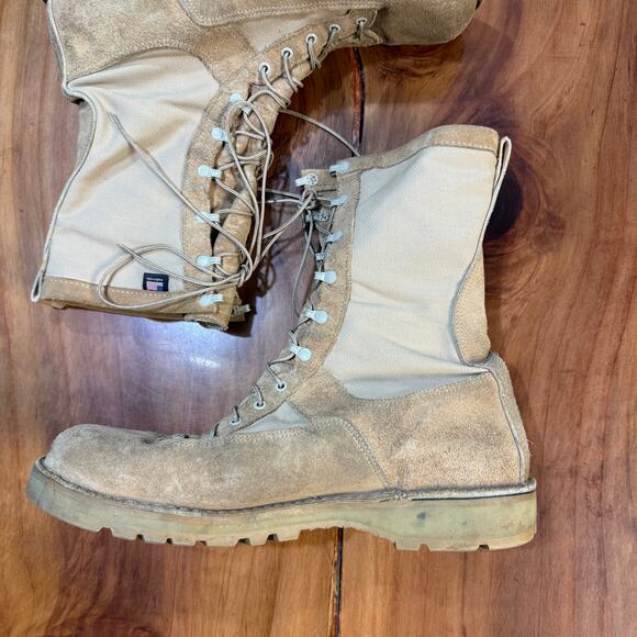 Vintage Danner Suede Leather Boots Men 15 1/2 EE Ft Lewis Fort Military Hunting - Picture 5 of 11